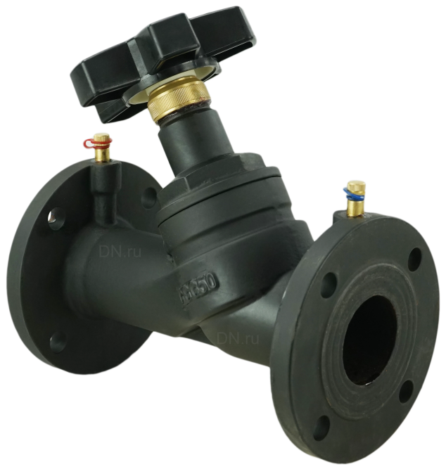 Клапан балансировочный VB1431V-F Ду65 Ру16 чугунный, фланцевый, с ниппелями в Уфе