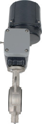 Затвор дисковый поворотный WBV3131V-2W-Fb-H Ду150 Ру16 межфланцевый, корпус - нержавеющая сталь 304, диск - нержавеющая сталь 304, уплотнение - VITON, с электроприводом четвертьоборотным QTSA-N-020EM-O0-220VAC с пружинным возвратом