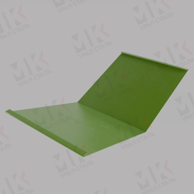 Планка ендовы нижняя 298х298х2000 мм 0,45 мм RAL 6005 в Уфе