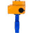 Затвор дисковый поворотный WBV1616E-2W-Fb-H Ду150 Ру16 LUG корпус - чугун QT450, диск - чугун QT450, уплотнение - EPDM, межфланцевый, с электроприводом QT-N-020EM-O1-380VAC-У1 380В в Уфе