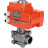 Кран шаровой BV3232P(3pc)-FP-W-ISO-H Ду20 Ру63 полнопроходной, под приварку, корпус - нержавеющая сталь SS316, уплотнение - PTFE, с 1/4-оборотным электроприводом QT-N-003EM-O1-24VDC-У1 24В HARK в Уфе
