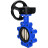 Затвор дисковый поворотный WBV1616E-2W-Fb-H Ду125 Ру16 LUG межфланцевый, корпус - чугун QT450, диск - чугун QT450, уплотнение - EPDM, с редуктором HAM RQN1-180Z-T40 в Уфе