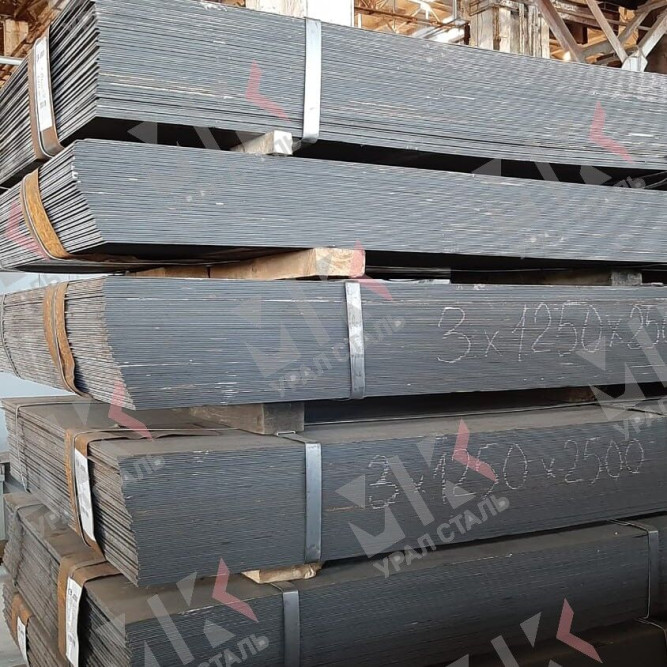 Лист горячекатаный 55 мм с345 ГОСТ 19903-74 в Уфе