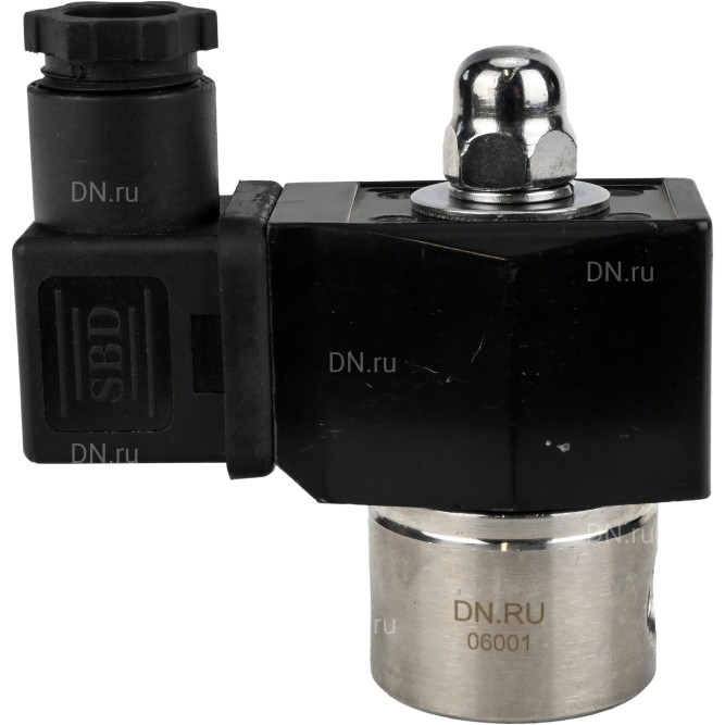 Клапан электромагнитный VS331-NT-NC-220VAC 1/4″ Ду8 Ру10, соленоидный двухходовой, корпус - нержавеющая сталь 304, уплотнение - NBR, резьбовой, нормально-закрытый, прямого действия, катушка - 220В в Уфе