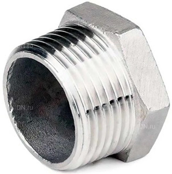 Заглушка З-304-НР 3/4″ Ду20 Ру20, корпус - нержавеющая сталь AISI 304, присоединение - наружная резьба, тип резьбы - BSPT в Уфе