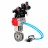 Кран шаровой BV3232P-FP-Fb-ISO-H Ду65 Ру16, межфланцевый, полнопроходной, корпус - нержавеющая сталь 316, уплотнение - PTFE, с пневмоприводом PA-SA-083 с возвратными пружинами, пневмораспределителем 4V320-10 AC220V, с БКВ APL-210N, с БПВ AFC2000 в Уфе