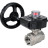 Кран шаровой BV3232P(2pc)-FP-T-ISO-H 4″ Ду100 Ру40 полнопроходной двухходовой, нержавеющая сталь SS316, внутренняя резьба, уплотнение - PTFE, с редуктором HGB RQN3-680Z в Уфе