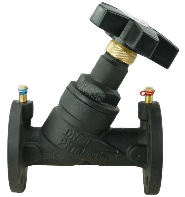 Клапан балансировочный VB1431V-F Ду32 Ру16 чугунный, фланцевый, с ниппелями в Уфе