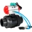 Кран шаровой BV4242E-FP-GRM-ISO Дн80 Ру10 полнопроходной, корпус - НПВХ, шар - НПВХ, уплотнение - EPDM, с пневмоприводом PA-SA-065, пневмораспределителем 4V320-10 AC220V и магнитным переключателем ALS200D в Уфе