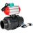 Кран шаровой BV4242E-FP-GRM-ISO Дн80 Ру10 полнопроходной, корпус - НПВХ, шар - НПВХ, уплотнение - EPDM, с пневмоприводом PA-SA-065, пневмораспределителем 4V320-10 AC220V и магнитным переключателем ALS200D в Уфе