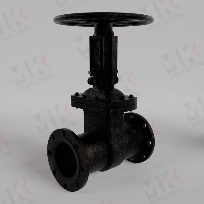 Задвижка чугунная 30ч39бр клиновая фланцевая Ду150 Ру16 в Уфе
